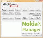 دانلود نرم افزار Nokia X Manager