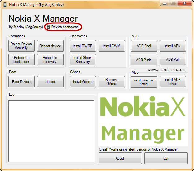 nokia x manager