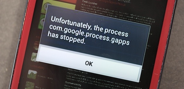 اندروید com.google.process.gapps گوشی