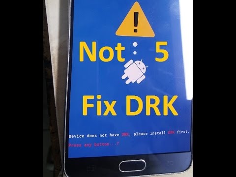 حل مشکل ارور DRK در اکثر گوشی های سامسونگ