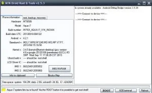 آموزش بک آپ، ریستور و ترمیم سریال گوشی های مدیاتک با MTK Droid Tools