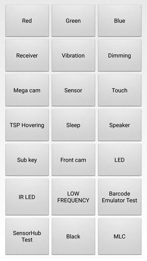 کد تست گوشیهای آندروید سامسونگ