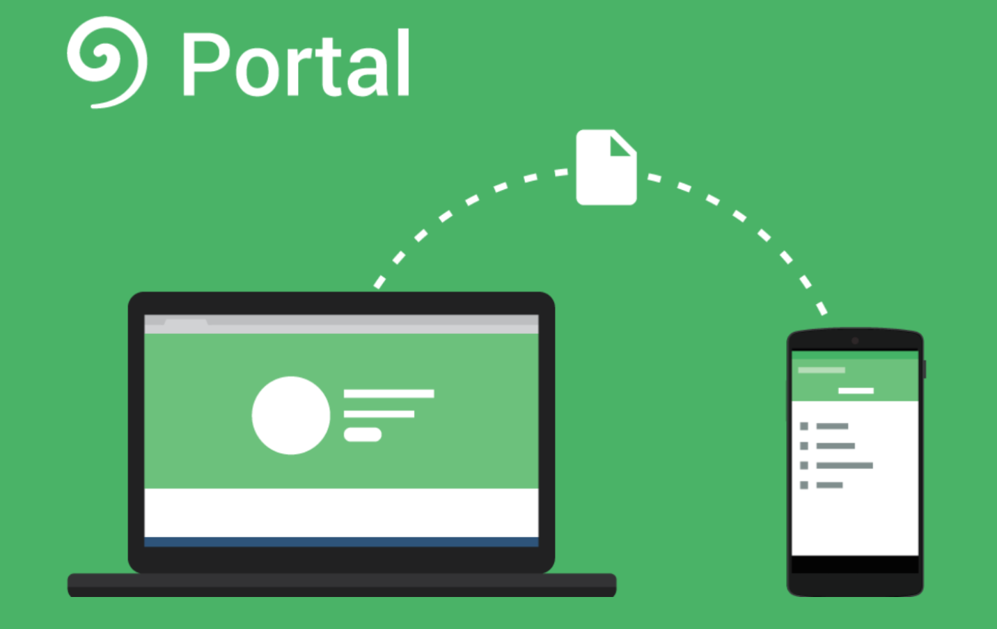 انتقال اطلاعات از کامپیوتر به گوشی با برنامه Portal