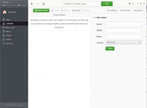 Snap Pea برنامه مدیریت گوشی اندرویدی در کامپیوتر