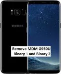 حذف MDM G950U S8 باینری ۱ و ۲
