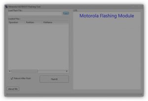 Motorola Fastboot Flashing Tool