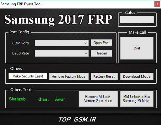 Samsung 2017 FRP Remove Tool