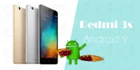 اندروید ۹ برای شیائومی Redmi 3s