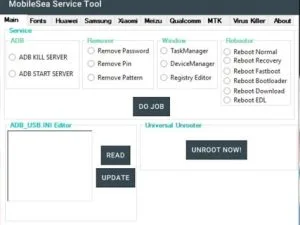 نرم افزار کاربردی MobileSea Service Tool