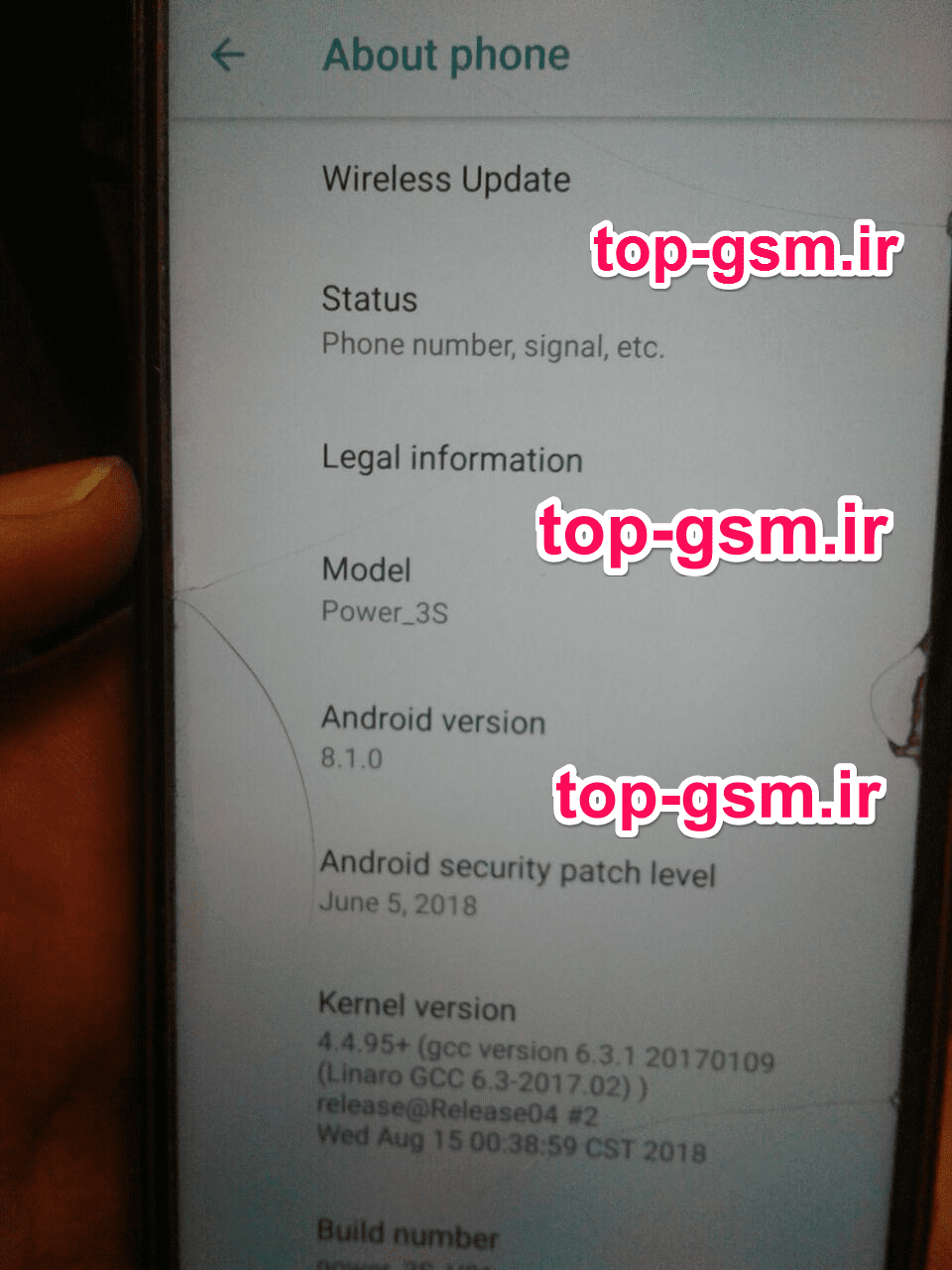 حذف frp گوگل اکانت GLX Ulefone power 3s