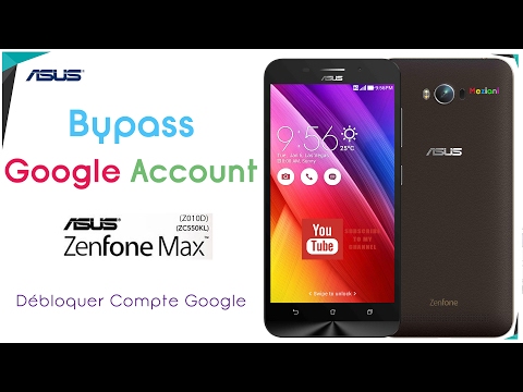 حذف گوگل اکانت ایسوس X00AD Asus Zenfone Go