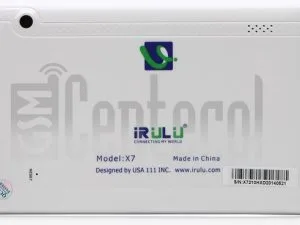 فایل فلش فارسی تبلت  IRULU-X7