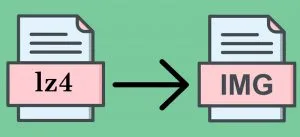آموزش تبدیل فایل lz4 به img