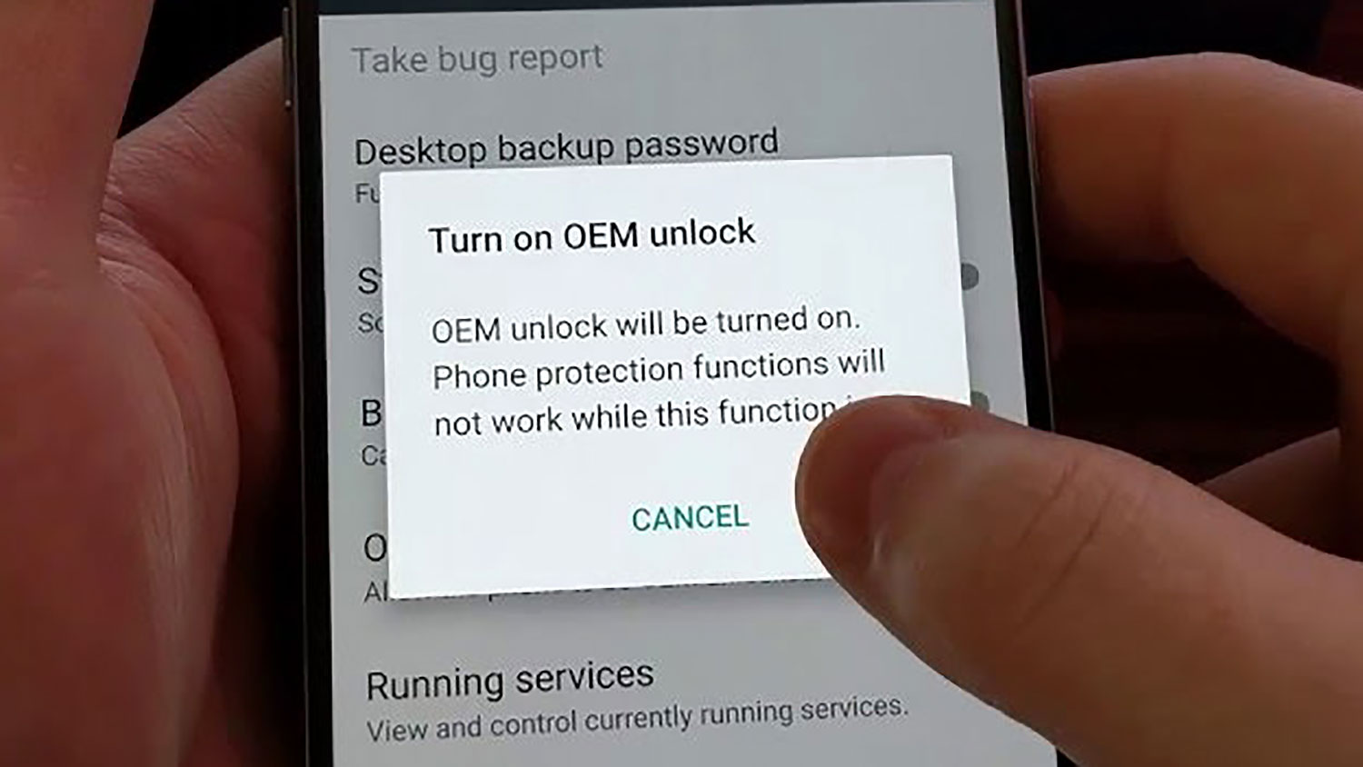 مشکل نبودن oem unlock در تنظیمات گوشی های سامسونگ