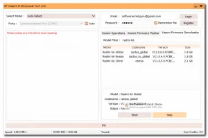 Xiaomi Professional Tool V3.0 | Added Free Firmware Download al models