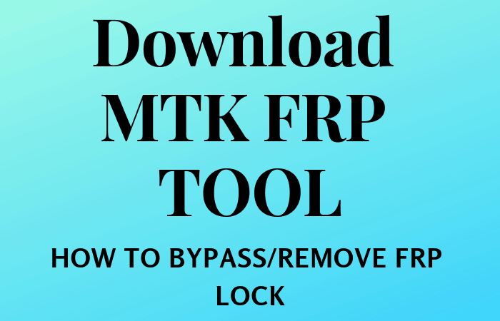 MTK Frp Removal Files