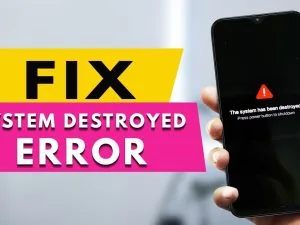 حل مشکل (the system has been destroyed | redmi note 8 (ginkgo