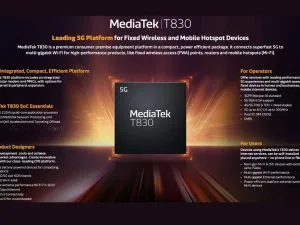تراشه T830 مدیاتک
