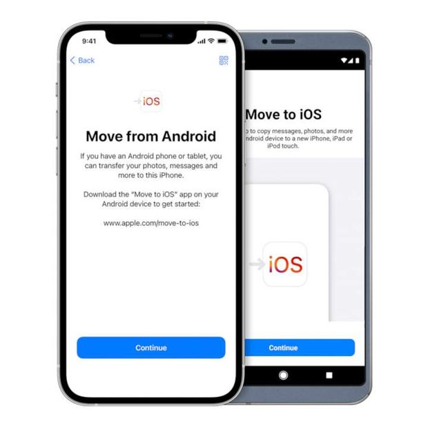 انتقال اطلاعات از اندروید به ios با نرم افزار Move to iOS