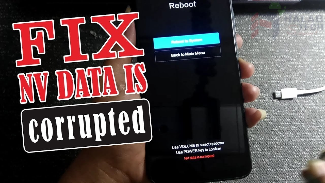 حل مشکل Nv Data is Corrupted گوشی شیاومی Redmi 12C (earth)