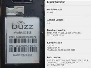 فایل فلش و حل مشکل انبریک buzz u1818