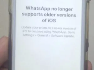 حل مشکل نصب واتساپ در گوشی های ایفون iOS پایین