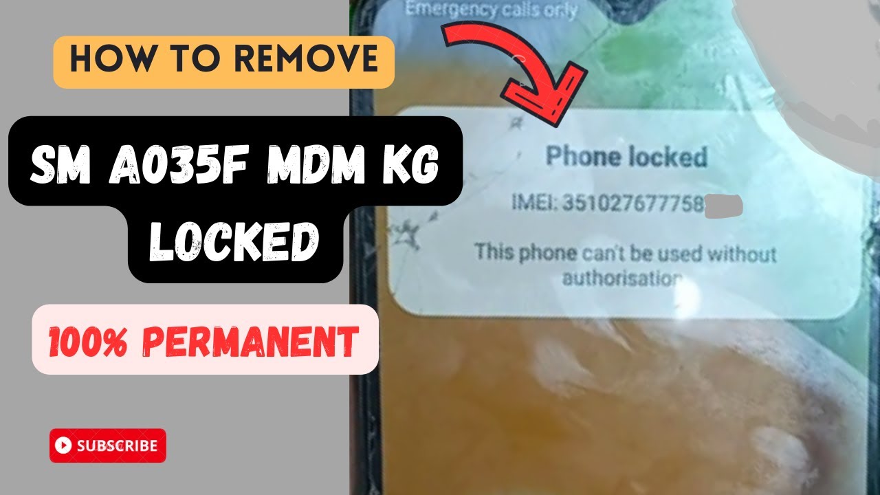 فایل حذف MDM گوشی سامسونگ A035F | A03