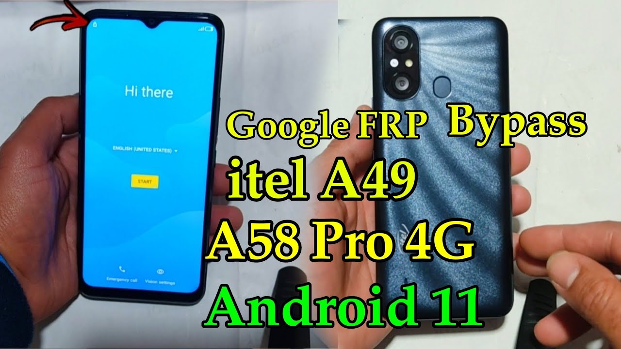 حذف FRP | گوگل اکانت iTel A49 (A58 Pro) A661L