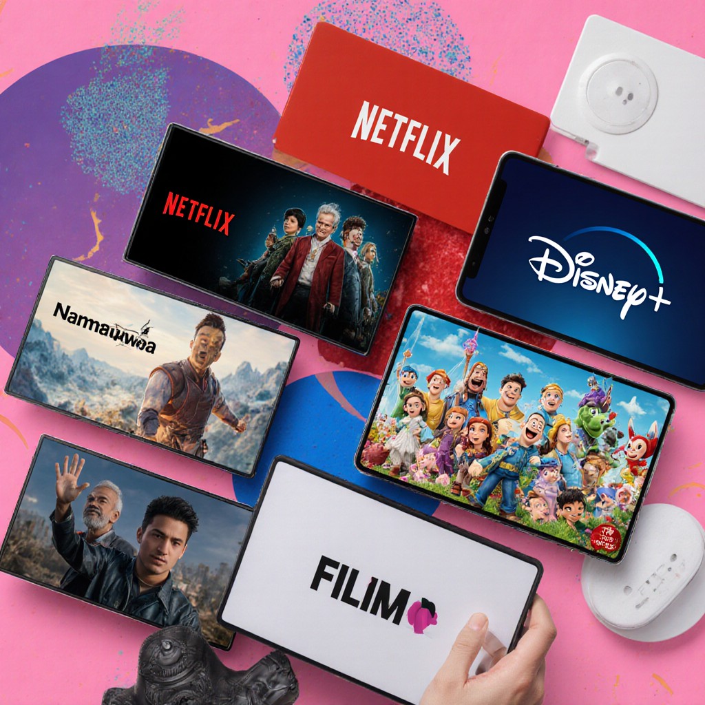 مقایسه سرویس‌های استریم ویدیو در ۲۰۲۵ (Netflix، Disney+، نماوا، فیلیمو)