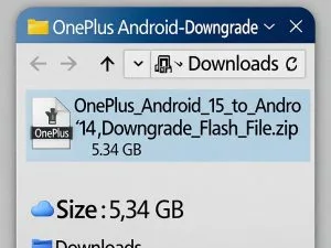 فایل دانگرید 15 به 14 گوشی OnePlus 11
