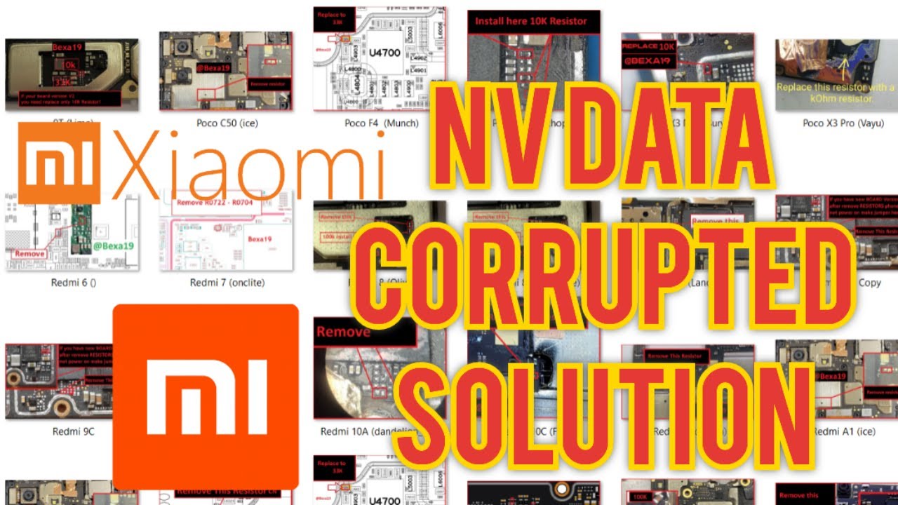حل مشکل ارور nv data شیاومی Redmi 13 (moon)